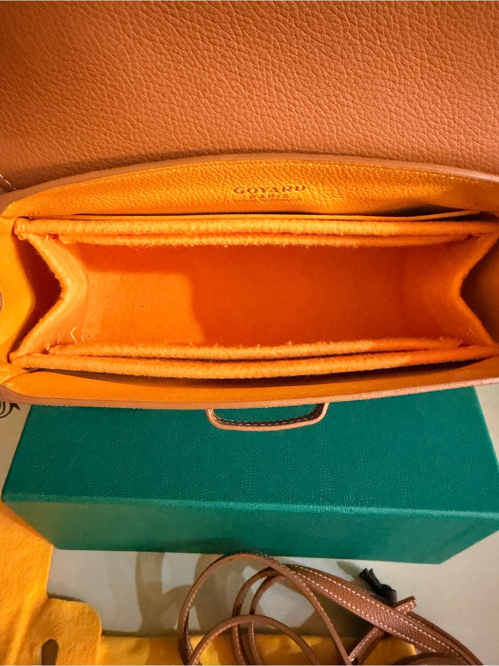 Goyard Saigon Mini Souple Crossbody Top Handle Bag | Full Set + | Like New - Picture 3 of 11